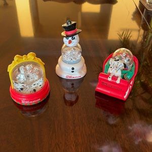 Disney 101 Dalmatians snow globes set of three